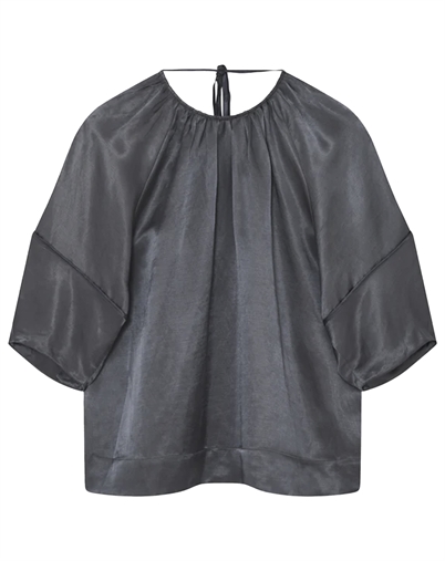 Day Birger et Mikkelsen - Skyler High Shine Blend Bluse - Ebony